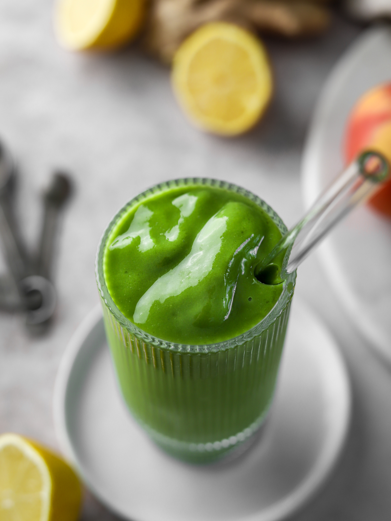 Ginger Kale Smoothie Sugared & Stirred